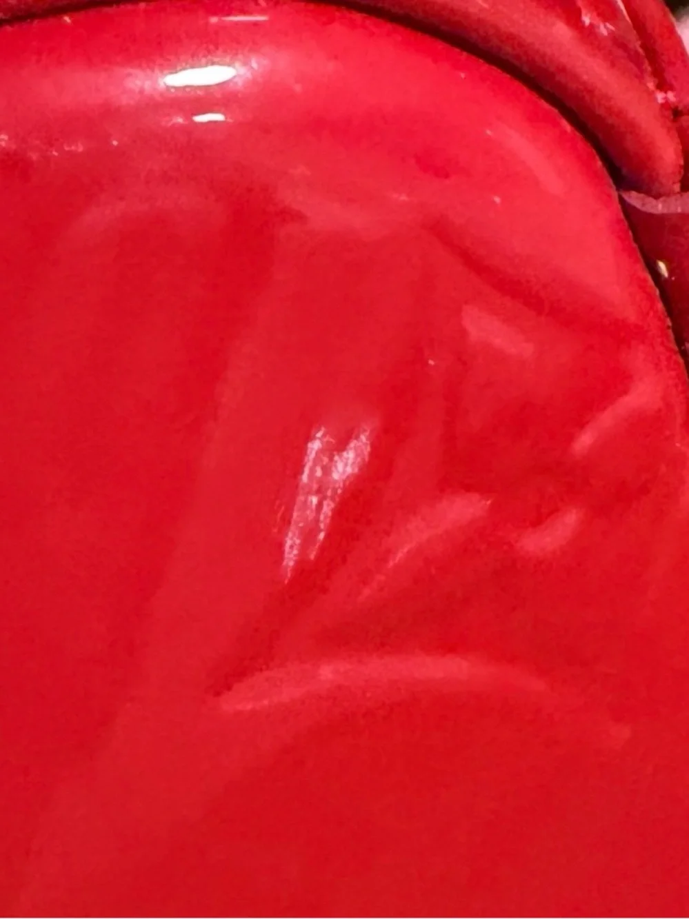 Louis Vuitton Vernis Brea MM Red Pomme D’Amour COA